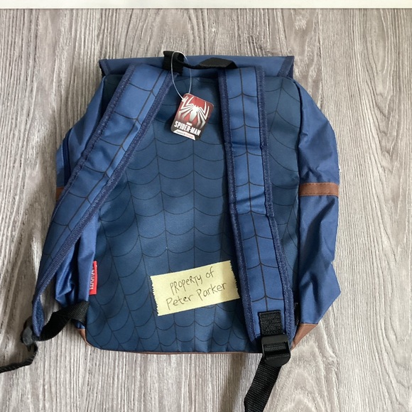 NWT Rare Marvel Spider-Man Empire State University Secret Identity Backpack - Picture 3 of 7